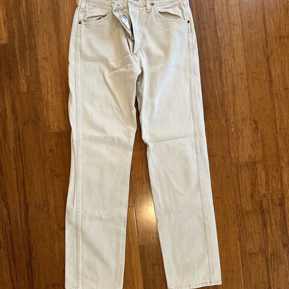 Wrangler Men's Khaki Jeans 34x34